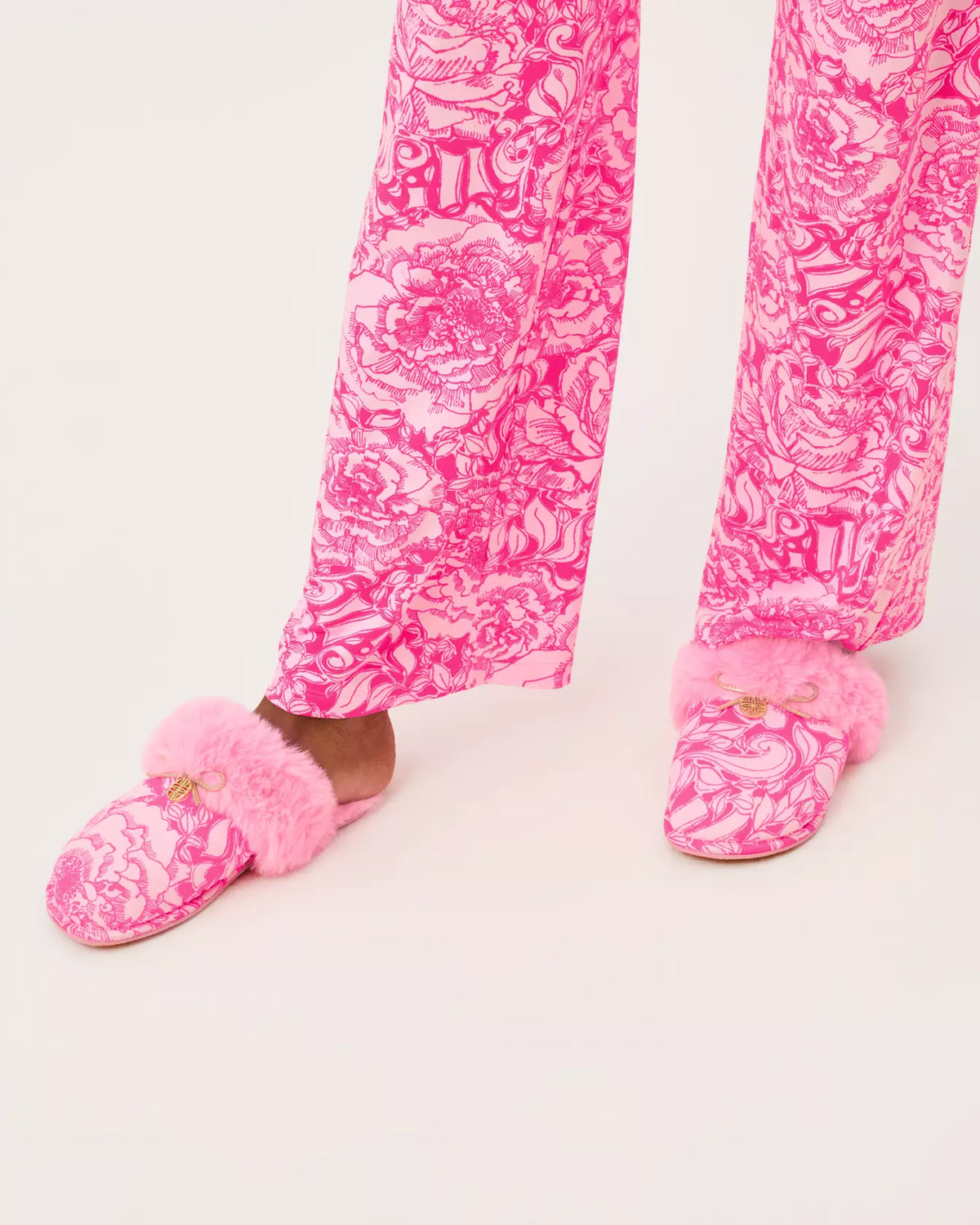 The "A Rose By Any Other Name" Harte Bow Slipper by Lilly Pulitzer