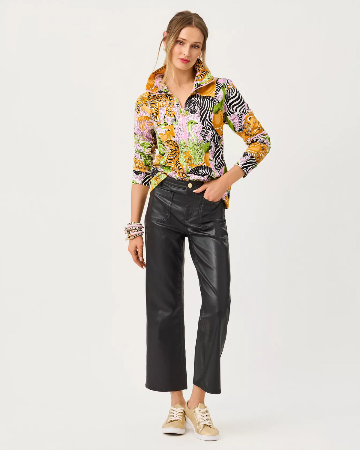 The "Lilly's Zoo" UPF 50+ Eleni Pullover by Lilly Pulitzer