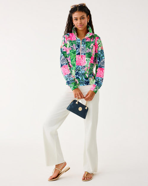 The “Party Punch Patch” UPF 50+ Eleni Pullover by Lilly Pulitzer