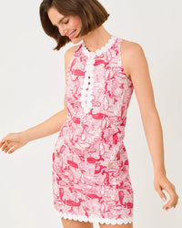 The "Thar She Blows" Romey Shift Romper by Lilly Pulitzer