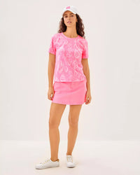 The "Cool as Shell" Barreto Knit Top by Lilly Pulitzer