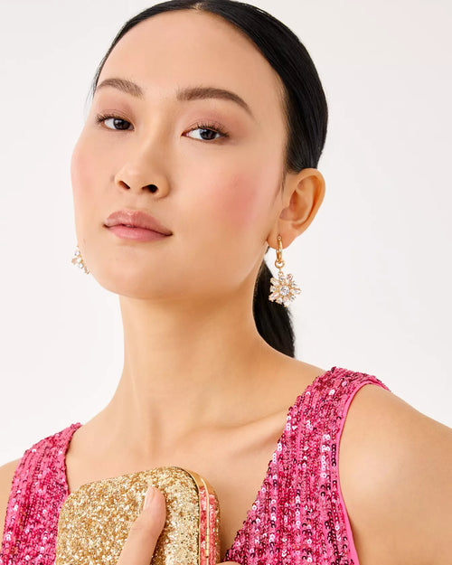 The "Party Charm" Hoop Earrings by Lilly Pulitzer