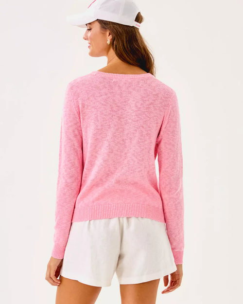 The "Shell Yeah" Embroidered Tully Sweater by Lilly Pulitzer