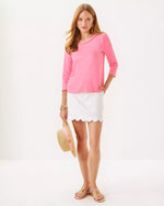 The "Rousseau Pink" Paulson Knit Top by Lilly Pulitzer