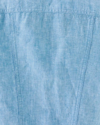 The "Blue Peri" Seaspray Linen Jacket by Lilly Pulitzer