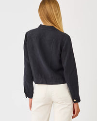 The "Noir" Seaspray Linen Jacket by Lilly Pulitzer