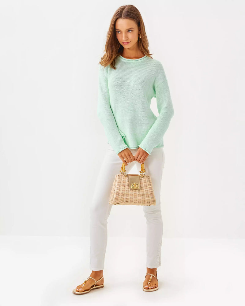 The "Creme De Menthe Marl" Lotan Sweater by Lilly Pulitzer