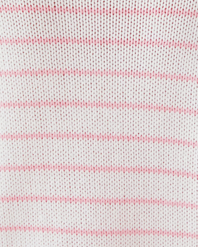 The "Pink Muse Tidepool Stripe" Lotan Sweater by Lilly Pulitzer