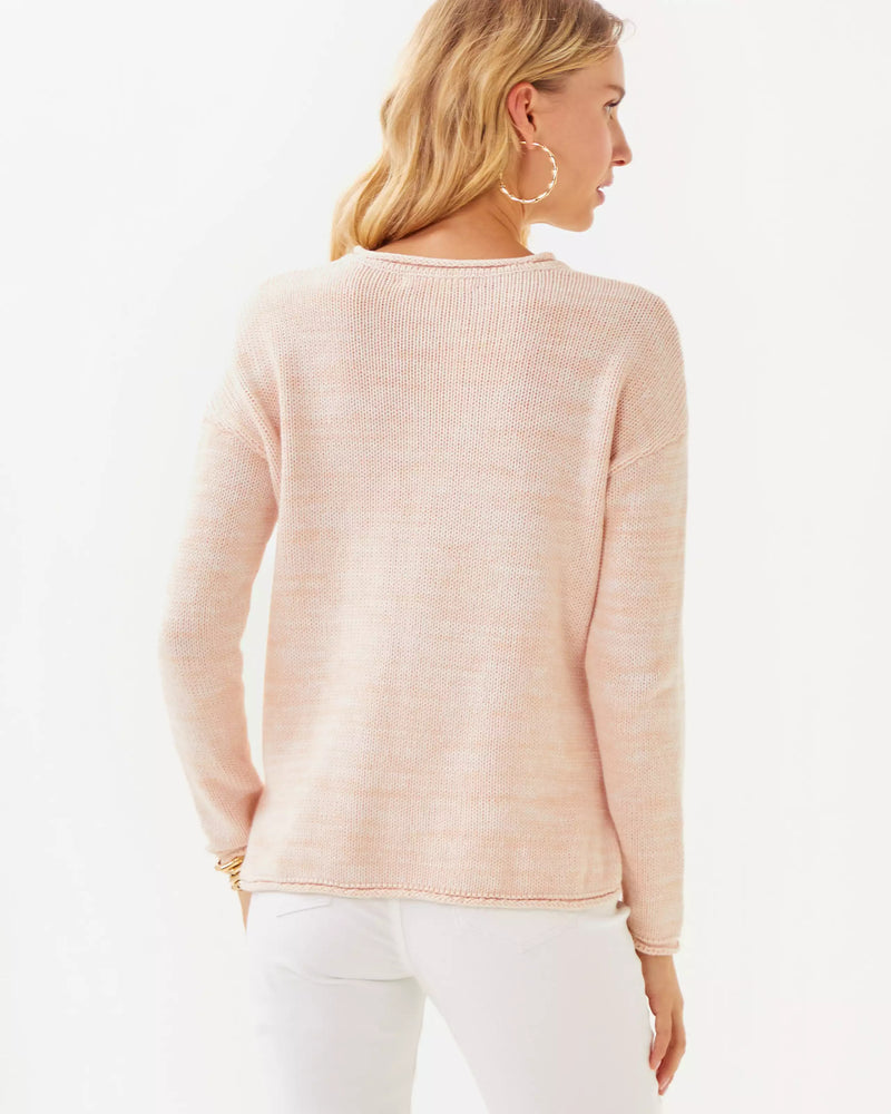 The "Sugar Beach Marl" Lotan Sweater by Lilly Pulitzer