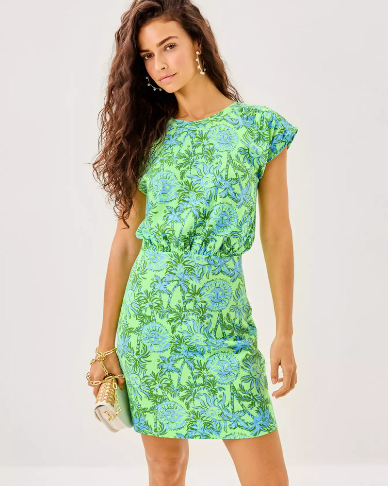 The "Catchin Rays" Melli Blouson Dress by Lilly Pulitzer