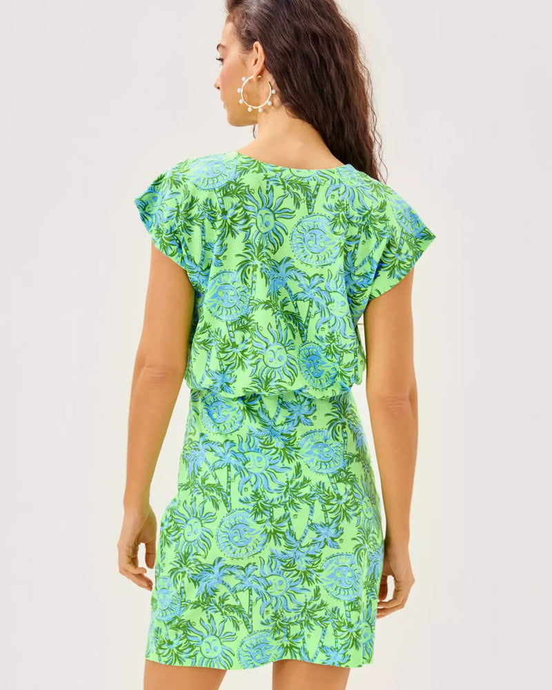 The "Catchin Rays" Melli Blouson Dress by Lilly Pulitzer