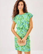 The "Catchin Rays" Melli Blouson Dress by Lilly Pulitzer
