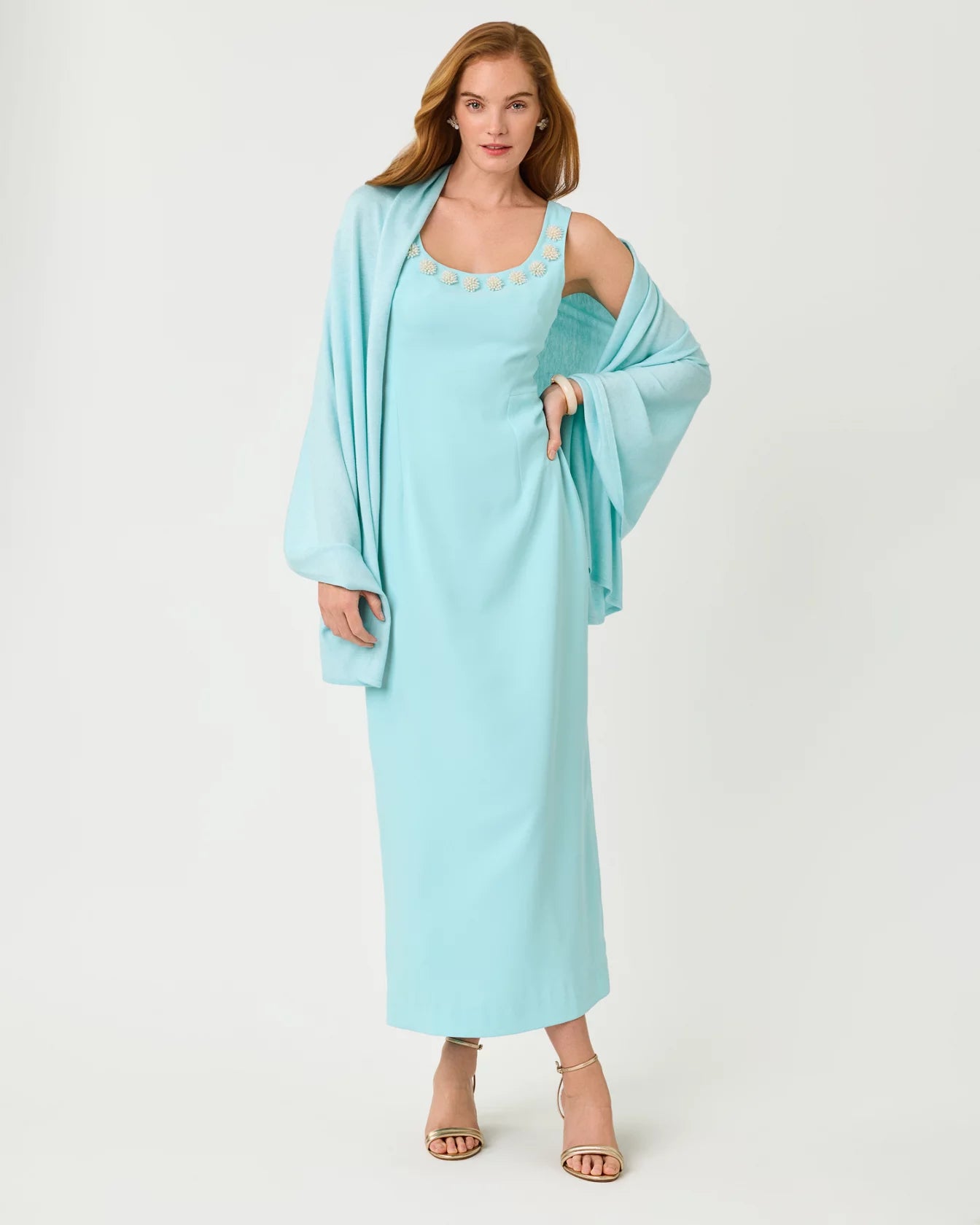 The "Day Dream Blue" Lanelle Wrap by Lilly Pulitzer