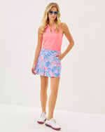 The "Elephant Splash" UPF 50+ Luxletic Bessie Skort by Lilly Pulitzer