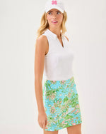 The "Sunbather's Bliss" UPF 50+ Luxletic 15" Monica Bow Skort by Lilly Pulitzer
