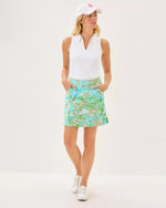 The "Sunbather's Bliss" UPF 50+ Luxletic 15" Monica Bow Skort by Lilly Pulitzer