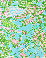 The "Sunbather's Bliss" UPF 50+ Luxletic 15" Monica Bow Skort by Lilly Pulitzer