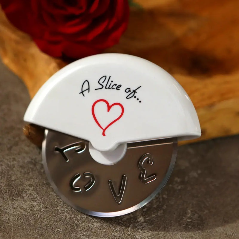 The "Slice of Love" Pizza Cutter