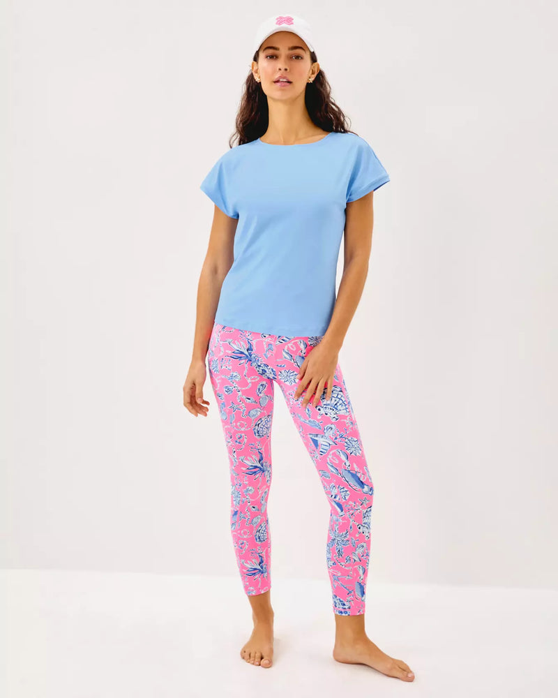 The "Jacaranda Blue" UPF 50+ Glenna Active Tee by Lilly Pulitzer