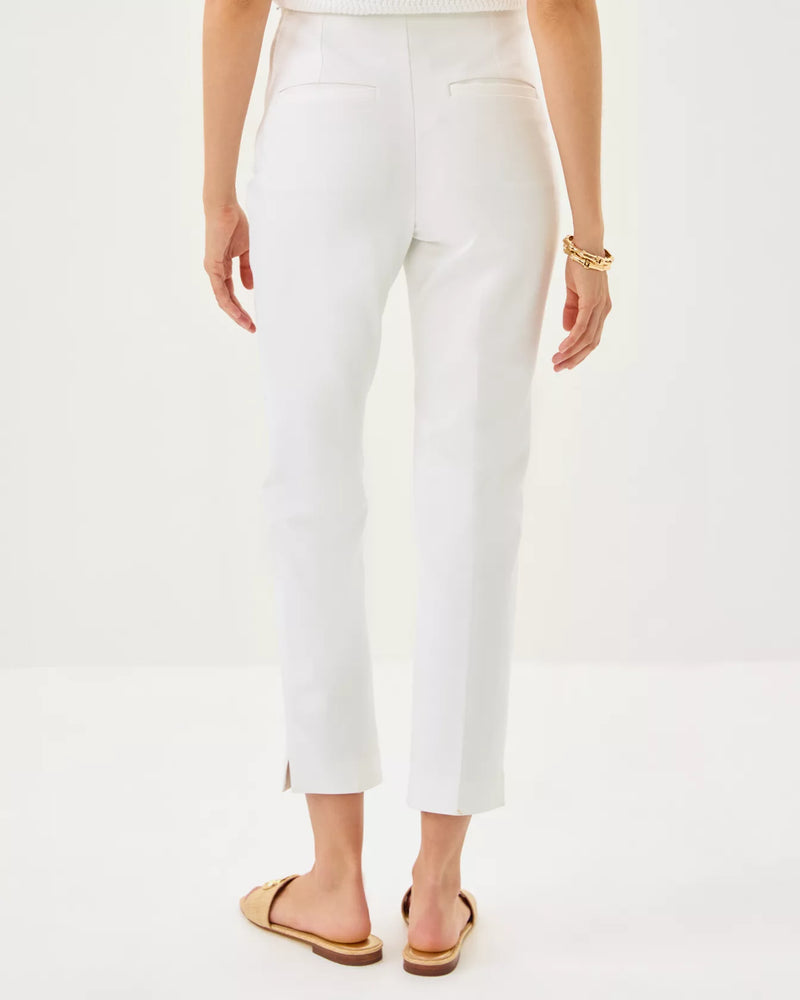 The "Resort White" Nancee Crop Pant by Lilly Pulitzer