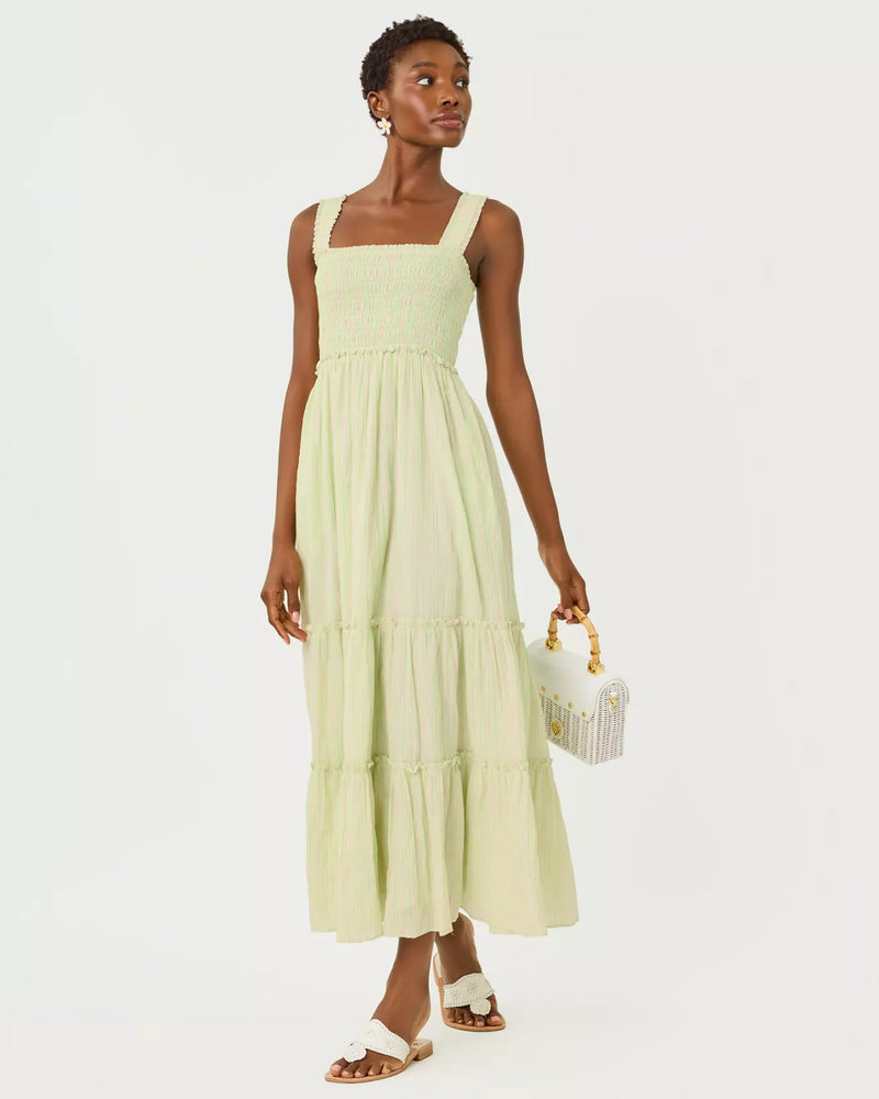 fitted lace wedding dress Wishlist Oversized Knit Cotton Maxi Dress in Pistachio M main image 0