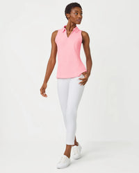 The "Martina" UPF 50+ Luxletic Polo by Lilly Pulitzer