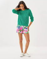 The "Kitts Green Marl" Belgrave Sweater by Lilly Pulitzer