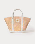 The "Sand Bar x Resort White" Mini Wintour Cane Bag by Lilly Pulitzer