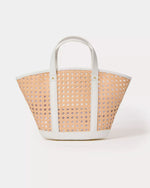 The "Sand Bar x Resort White" Mini Wintour Cane Bag by Lilly Pulitzer