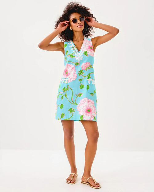 The "Bursting Blooms" Sidonie Stretch Shift Dress by Lilly Pulitzer