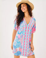 The "Roar of the Seas" Malachi V-Neck Cover-Up by Lilly Pulitzer