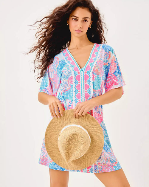 The "Roar of the Seas" Malachi V-Neck Cover-Up by Lilly Pulitzer
