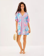 The "Roar of the Seas" Malachi V-Neck Cover-Up by Lilly Pulitzer