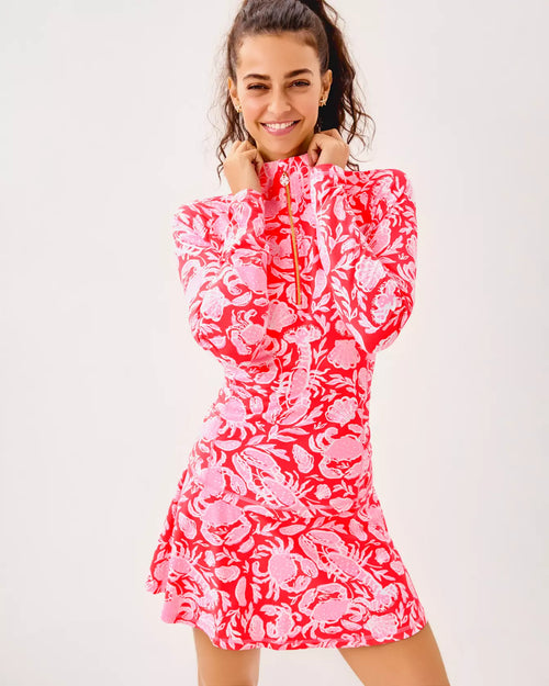 The "Crab Collab" UPF 50+ Luxletic Justine Pullover by Lilly Pulitzer