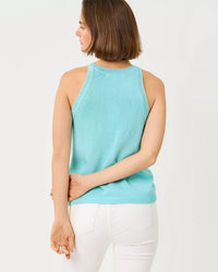 The "Day Dream Blue Lighthouse" Emra Tank by Lilly Pulitzer