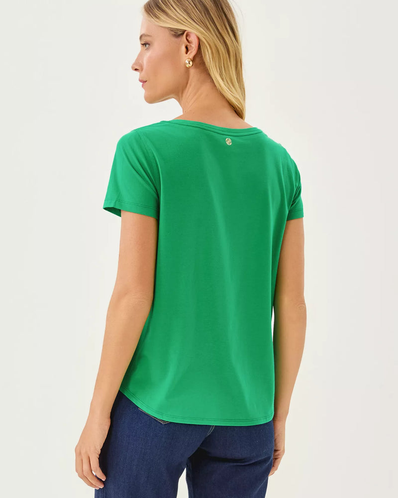 The "Kitts Green" Key West Top by Lilly Pulitzer