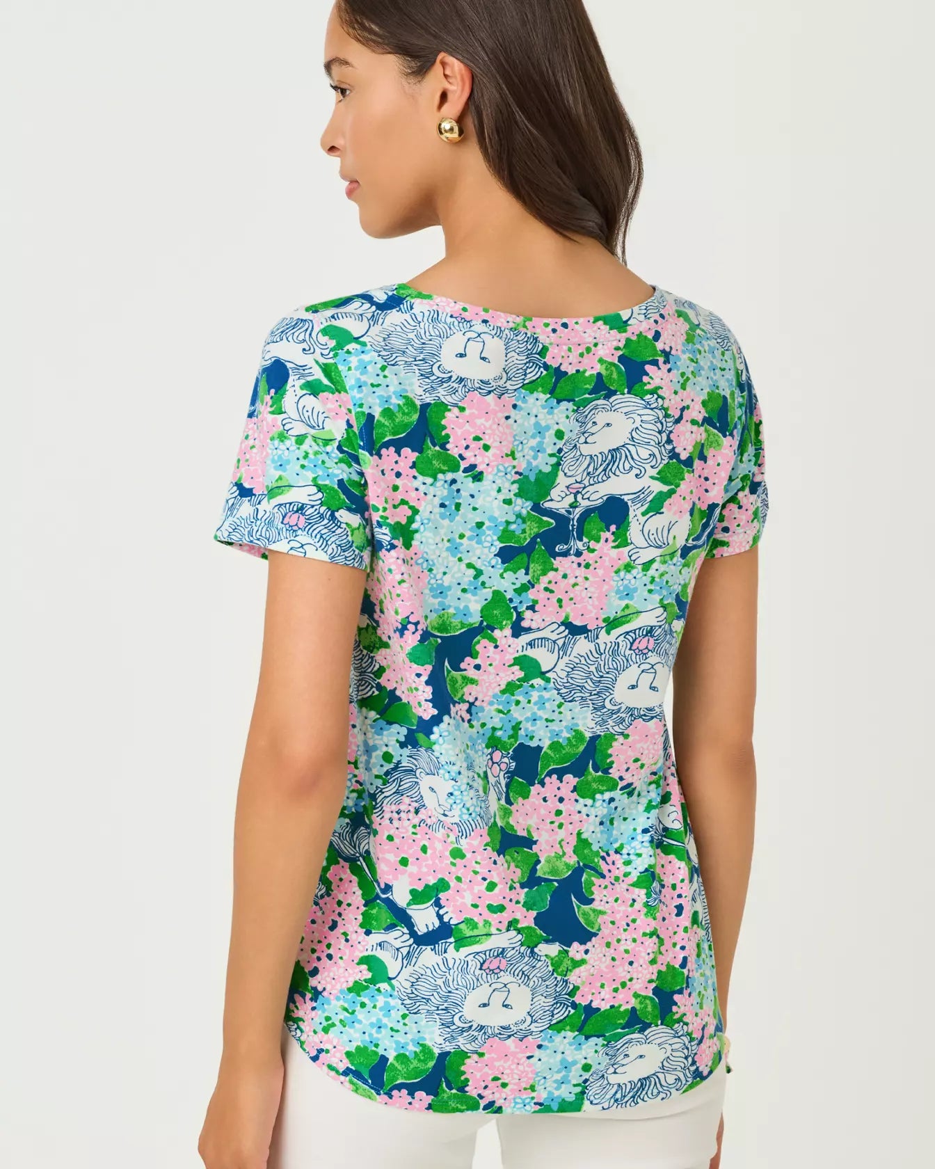 The "Lydia the Lion" Key West Top by Lilly Pulitzer