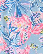 The "Elephant Splash" Girls Mini Kyleigh Dress by Lilly Pulitzer