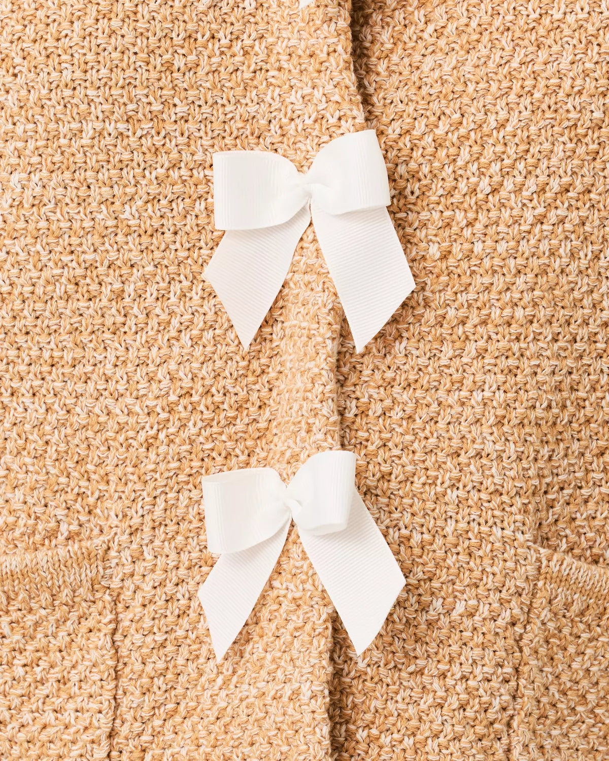 The "Iced Latte Marl" Kelso Bow Cardigan by Lilly Pulitzer