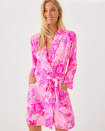 The "Supporting Squad" Issie Knit Robe by Lilly Pulitzer