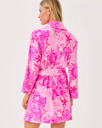 The "Supporting Squad" Issie Knit Robe by Lilly Pulitzer