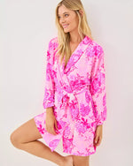 The "Supporting Squad" Issie Knit Robe by Lilly Pulitzer