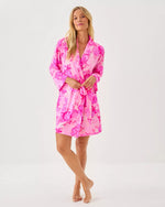 The "Supporting Squad" Issie Knit Robe by Lilly Pulitzer