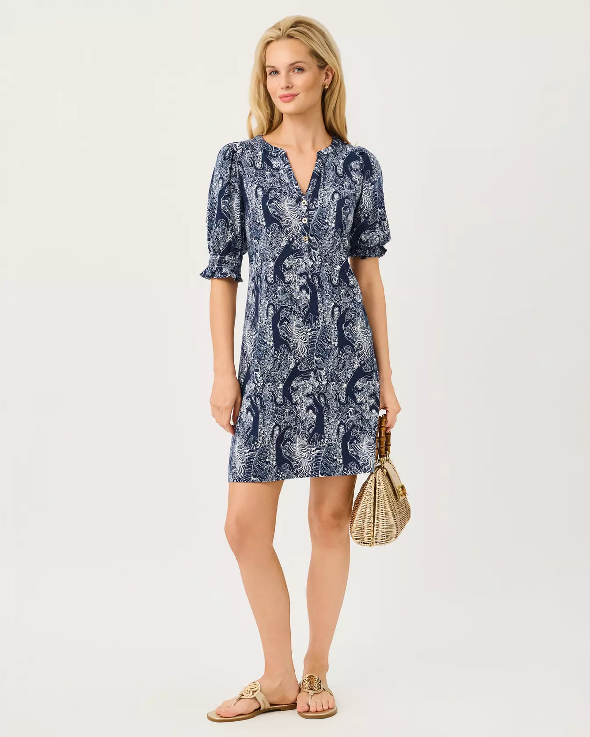 The "Palm Prowl" Delsie Dress by Lilly Pulitzer