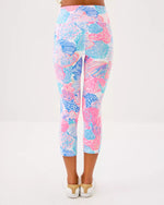 The "Roar of the Seas" UPF 50+ Luxletic 21" Weekender High Rise Midi Legging by Lilly Pulitzer