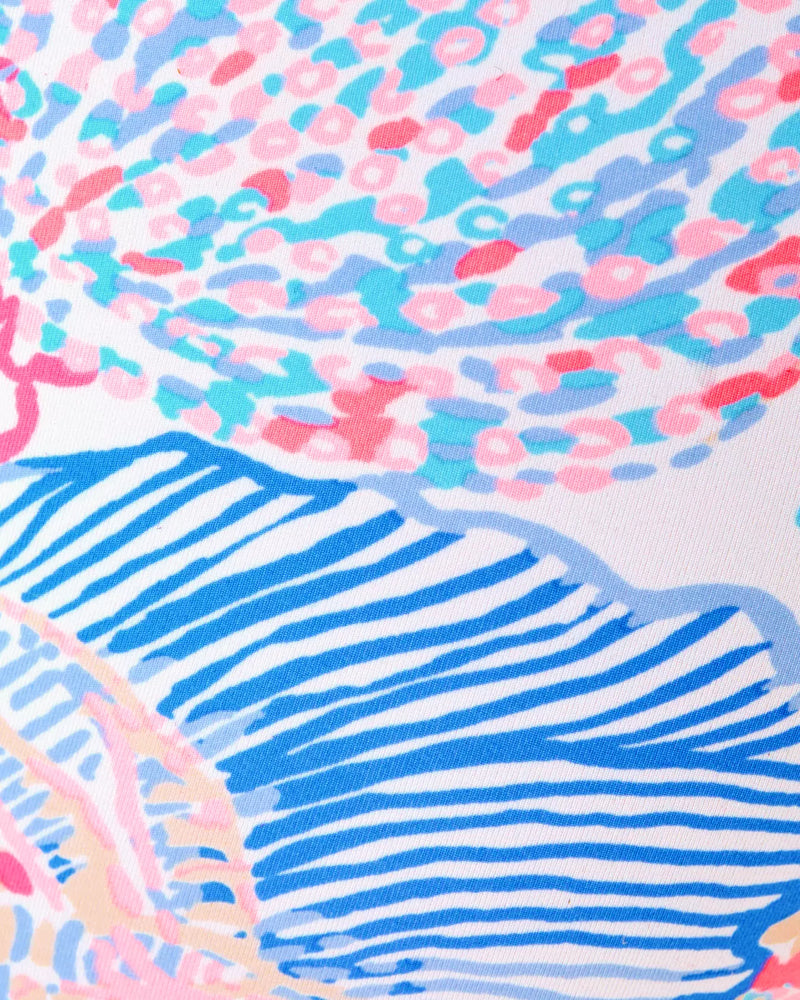The "Roar of the Seas" UPF 50+ Luxletic 21" Weekender High Rise Midi Legging by Lilly Pulitzer