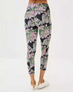 The "PB Anniversary Toile" UPF 50+ Luxletic 24" Weekender High Rise Midi Legging by Lilly Pulitzer