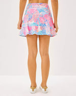 The "Roar of the Seas" UPF 50+ Luxletic Zadora High Rise Skort by Lilly Pulitzer
