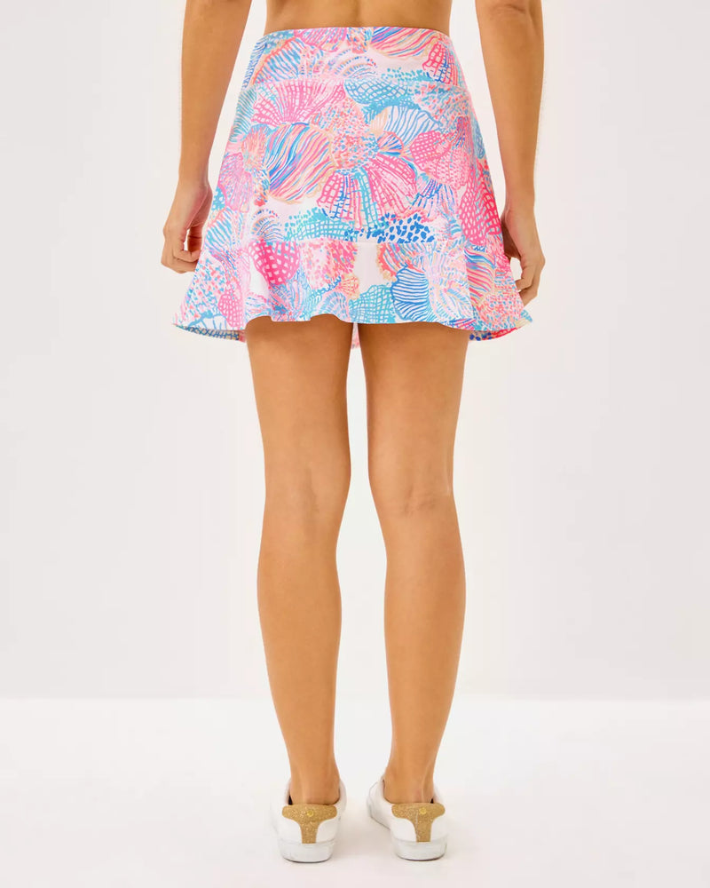 The "Roar of the Seas" UPF 50+ Luxletic Zadora High Rise Skort by Lilly Pulitzer