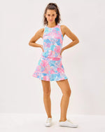 The "Roar of the Seas" UPF 50+ Luxletic Zadora High Rise Skort by Lilly Pulitzer